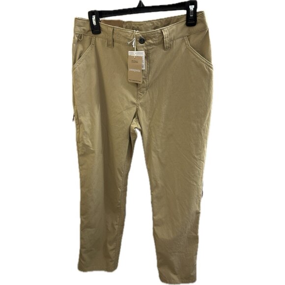 Patagonia Pants - Patagonia Women's Classic Tan Quandary Pants 55417 NWT Regular Size 8